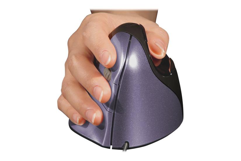 Evoluent VerticalMouse 4 Small - lodret mus - USB IT og elektronik > Hardware > Tastatur og mus > Mus > Mus med kabel