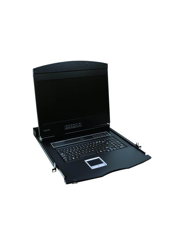 19" LogiLink KVM console - 19" Skaerm