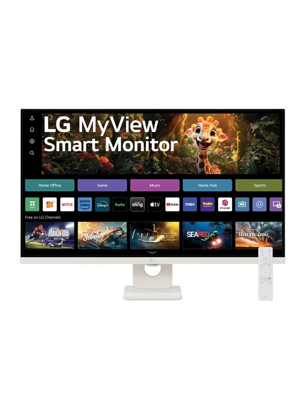 32" LG MyView 32SR73U-W - Smart Monitor - 3840 x 2160 (UHD / 4K) - VA - USB-C Skaerm