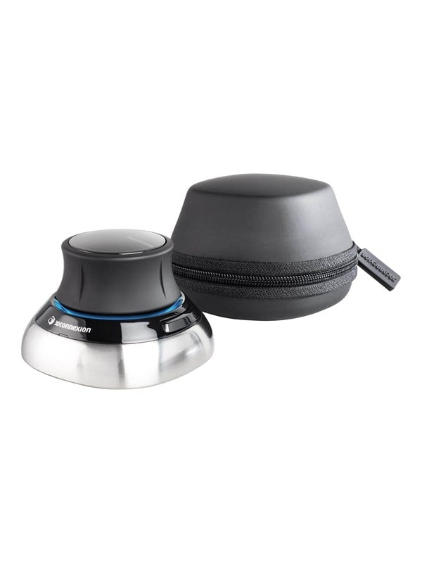 3Dconnexion SpaceMouse - 3D mouse - Bluetooth 2.4 GHz - 3D mus - 2 knapper - Sølv Mus
