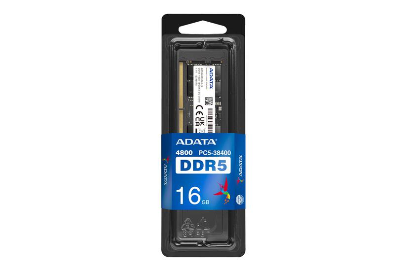 ADATA - 16GB - DDR5 RAM - 2400MHz - SO DIMM 262-PIN - On-die ECC - CL40 IT og elektronik > Hardware > RAM / Hukommelse > DRAM