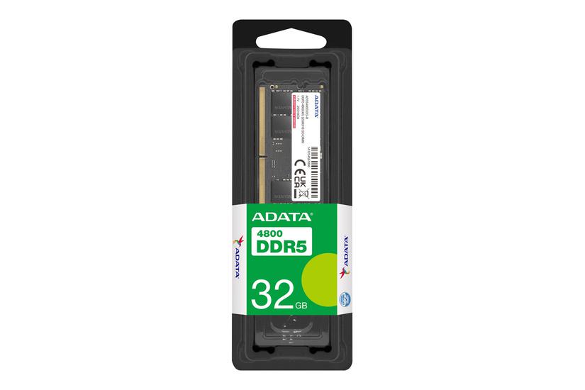 ADATA DDR5 - DDR5 RAM - 4800MHz - SO DIMM 262-PIN - On-die ECC - CL40 IT og elektronik > Hardware > RAM / Hukommelse > DRAM
