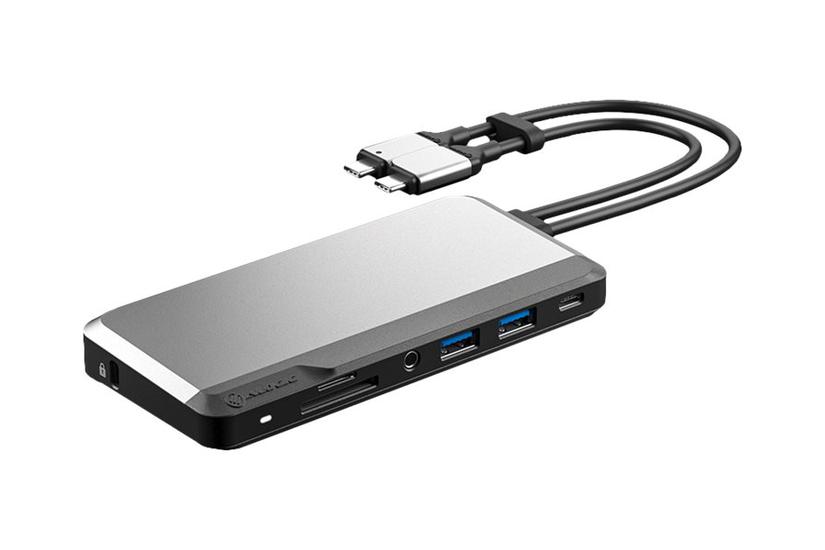 ALOGIC USB-C Super Dock - dockingstation - USB-C / Thunderbolt 3 - 2 x HDMI - 1GbE PC / bærbar > Bærbar - tilbehør > Dockingstationer