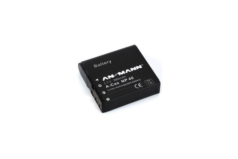 ANSMANN A-Cas NP 40 batteri - Li-Ion IT og elektronik > Foto/video > Videokameraer > Tilbehør > Batterier