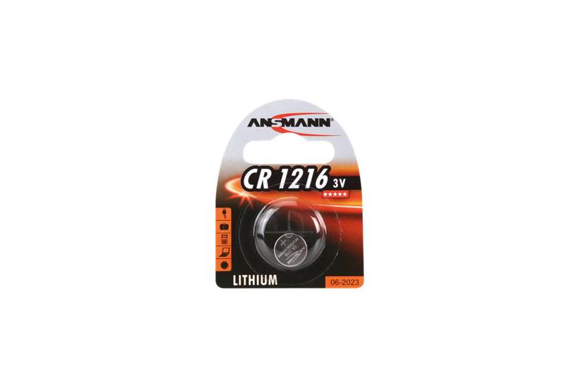 ANSMANN batteri x CR1216 - Li IT og elektronik > Hardware > Batterier > Knapbatterier