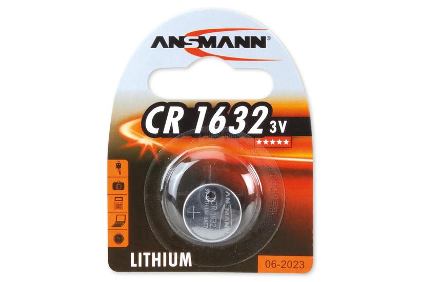 ANSMANN batteri x CR1632 - Li IT og elektronik > Hardware > Batterier > Knapbatterier