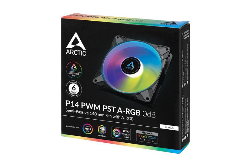 ARCTIC P14 PWM PST A-RGB - indsats med blæser IT og elektronik > Hardware > Blæsere og køling > Blæsere