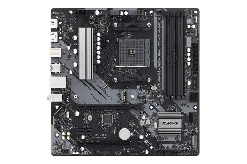 ASRock A520M Phantom Gaming 4 - bundkort - micro ATX - Socket AM4 - AMD A520 IT og elektronik > Hardware > Bundkort > Bundkort til AMD processorer