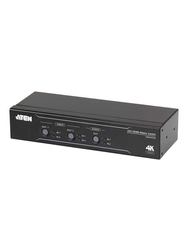 ATEN VM0202HB 2 x 2 Skaerm Lyd switch