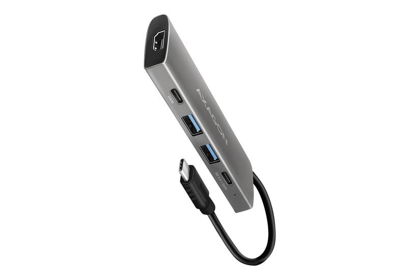 AXAGON HMC-5G2 SPEEDSTER 5H - dockingstation - USB-C 3.2 Gen 2 / Thunderbolt 3 - HDMI PC / bærbar > Bærbar - tilbehør > Dockingstationer