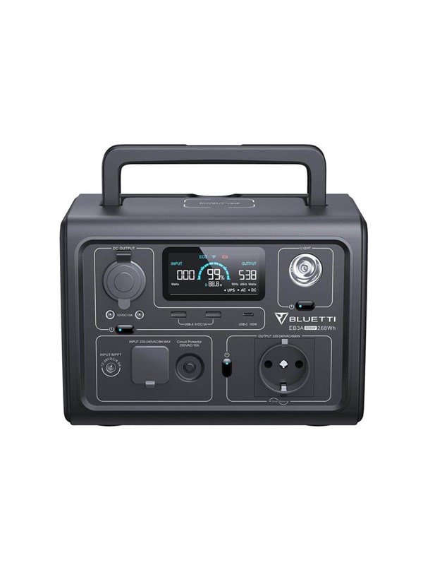 BLUETTI EB3A Portable Power Station 600W - 268Wh Power Station