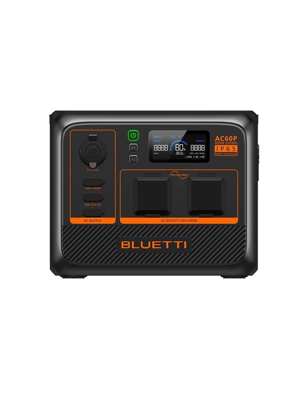 BLUETTI PowerOak AC60P - Portable Power Station - 504Wh Power Station