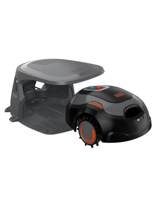 Black & Decker BCRMW123-QW Robotplæneklipper med Self-clean funktion & garage