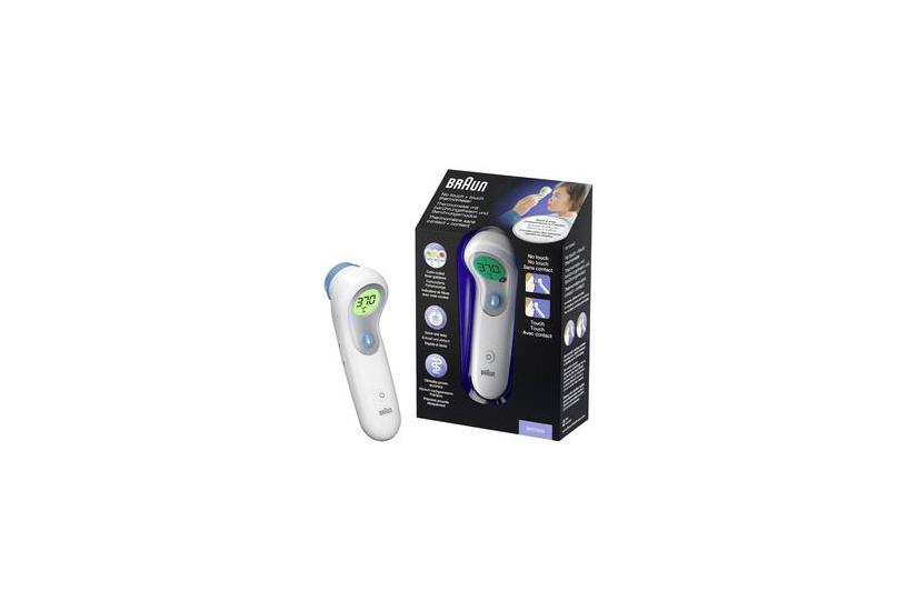Braun BNT300WE digital kropstermometer Termometer med fjernregistrering Hvid Pande Knapper Husholdning > Helbred og skønhed > Personlig pleje > Sundhedspleje