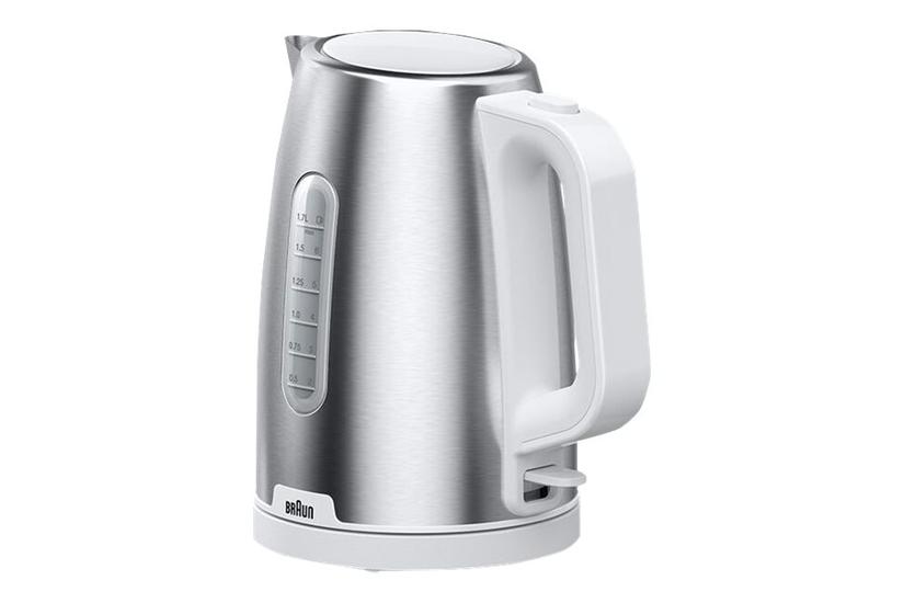 Braun PurShine WK 1500 WH - kedel - rustfrit stål/hvid Husholdning > Køkkenapparater > Elkedel