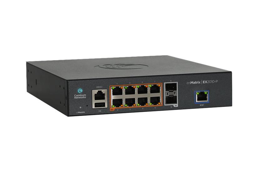 Cambium Networks cnMatrix EX2010-P - switch - 10 porte - Administreret - monterbar på stativ IT og elektronik > Netværk > Hubs og switches > Administrerede switches