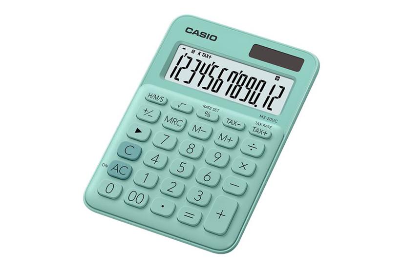 Casio MS-20UC - skrivebords-regnemaskine Kontor > Kontorinventar > Regnemaskiner og skrivemaskiner > Regnemaskine > Regnemaskiner til skrivebordet