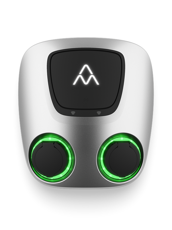 Charge Amps Aura 2x22 kW 3P 32A Type2 Wifi/Lan OCPP RCD Elbil ladere