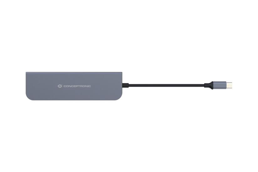 Conceptronic DONN02G - dockingstation - USB-C - HDMI PC / bærbar > Bærbar - tilbehør > Dockingstationer