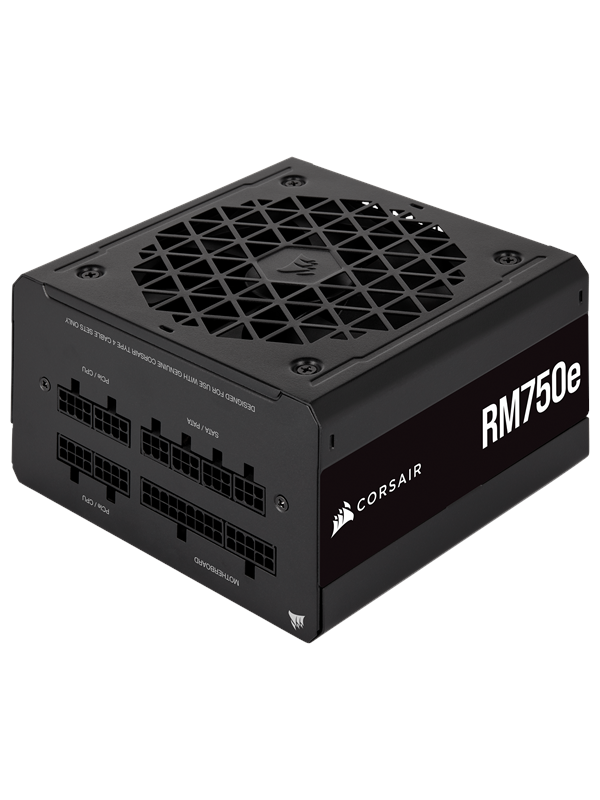 Corsair RM750e V2 Strømforsyning - 750 Watt - 120 mm - ATX 3.1 - 80 Plus Gold certified Stroemforsyning