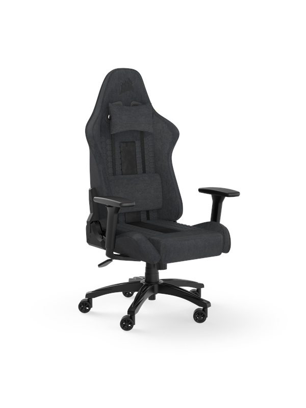 Corsair TC100 Relaxed Fabric Gamer Stol - Grå - Stof - Op til 120 kg Gamer Stol