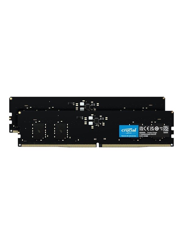 Crucial Classic DDR5-5600 - 64GB - CL46 - Dual Channel (2 pcs) - AMD EXPO & Intel XMP - Sort RAM