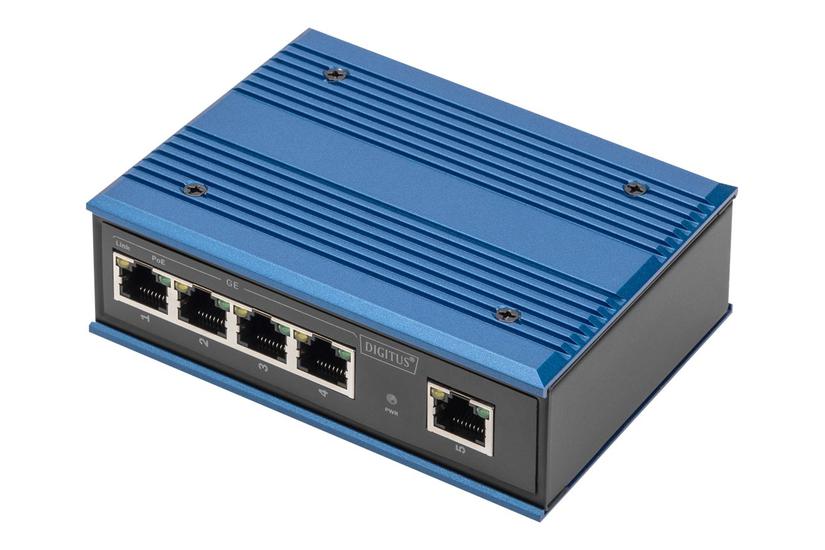 DIGITUS Industrial - switch - 4 porte - ikke administreret IT og elektronik > Netværk > Hubs og switches > Ikke-Administrerede Switches