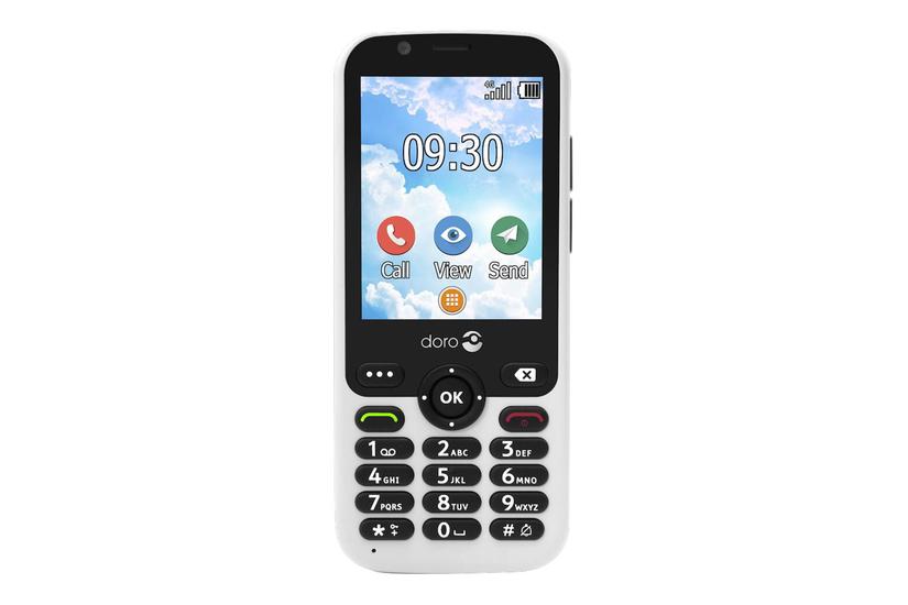 DORO 7010 - hvid - 4G funktionstelefon - GSM IT og elektronik > Telefoni/GPS > Mobiltelefoner > 4G-telefoner
