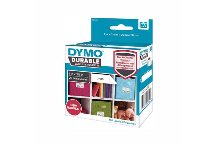 DYMO Durable Hvid Selvklæbende printeretiket IT og elektronik > Scan/Print > Papir til print > Labels/etiketter
