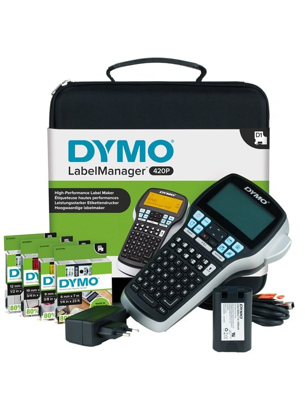 DYMO LabelManager™ 420P etiketmaskine kuffertsæt Labelprinter