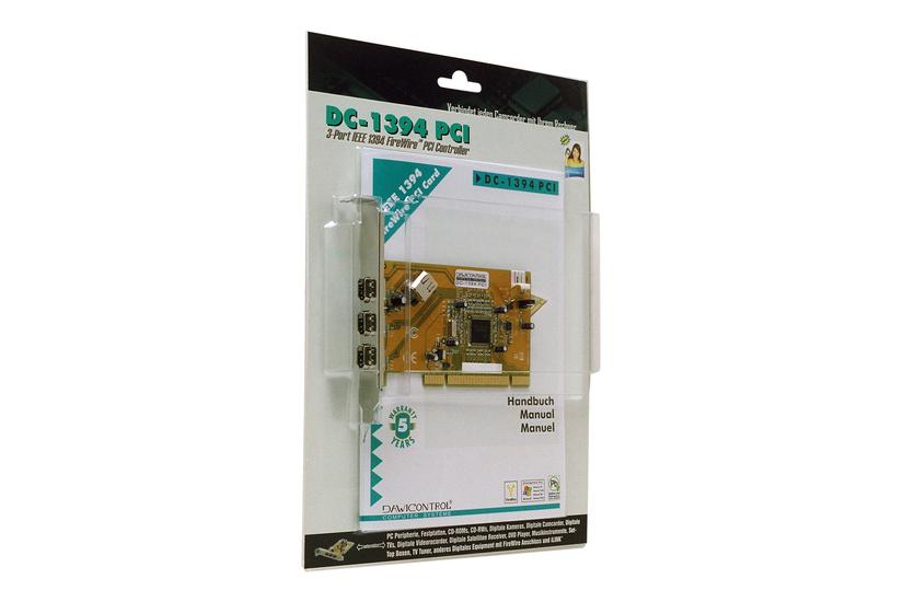 Dawicontrol DC-1394 PCI Videooptagelsesadapter IT og elektronik > Hardware > Grafikkort > Videooptagelseskort