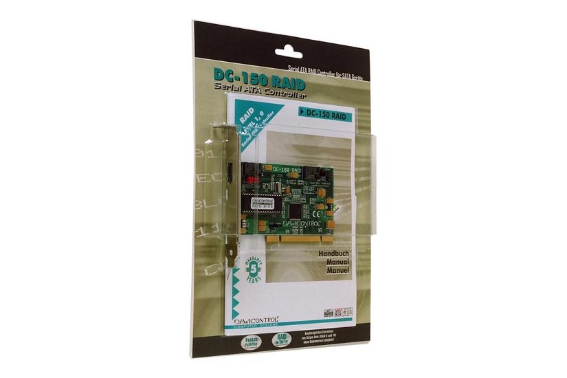 Dawicontrol DC 150 RAID - styreenhed til lagring (RAID) - SATA 1.5Gb/s - PCI/66 MHz IT og elektronik > Hardware > Lagring og backup > Harddisk Kabinet > Harddisk Docking