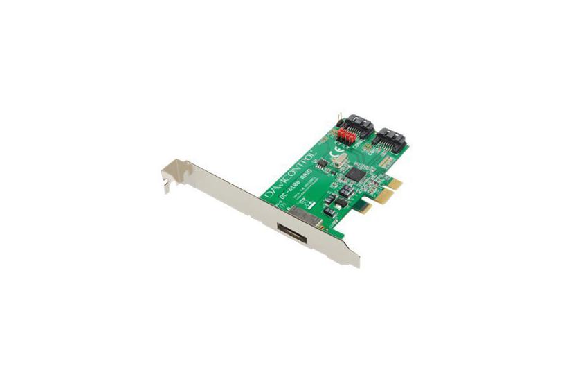Dawicontrol DC 600e RAID - styreenhed til lagring (RAID) - SATA 6Gb/s - PCIe 2.0 x1 IT og elektronik > Hardware > Lagring og backup > Harddisk Kabinet > Harddisk Docking