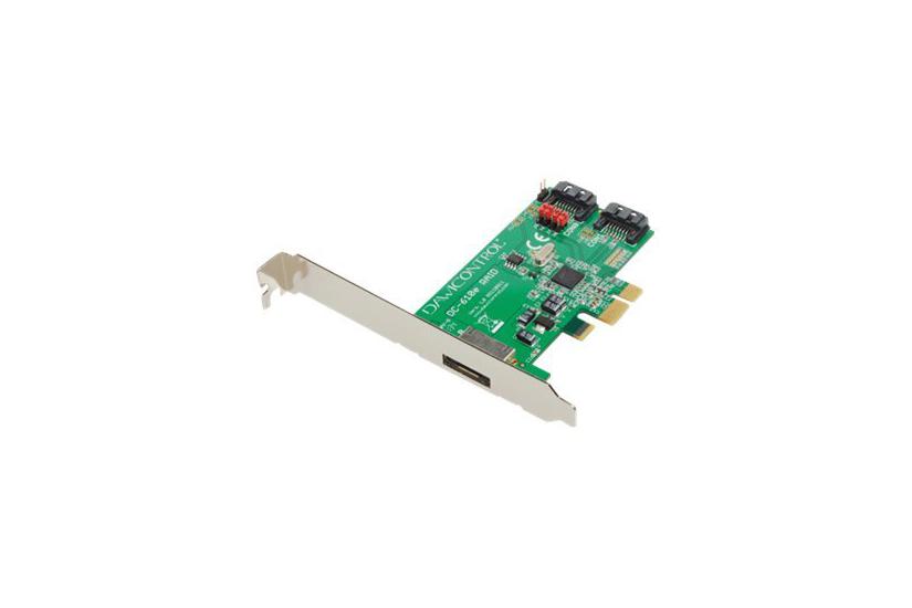 Dawicontrol DC 610e RAID - styreenhed til lagring (RAID) - SATA 6Gb/s - PCIe 2.0 x1 IT og elektronik > Hardware > Lagring og backup > Harddisk Kabinet > Harddisk Docking