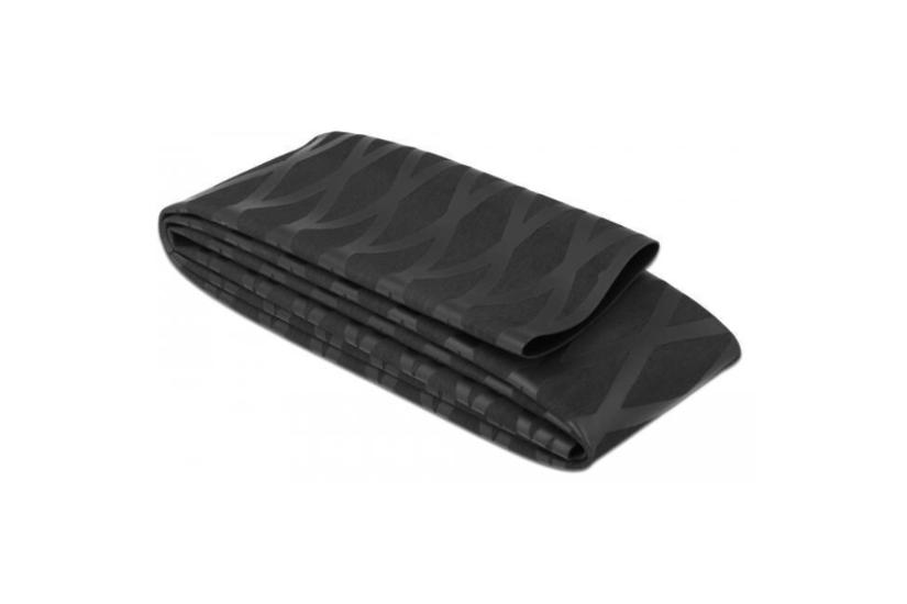 Delock Heat Shrink Tube - X-pattern non-slip 1 m x 40 mm black IT og elektronik > Hardware > Kabler > Kabeltilbehør