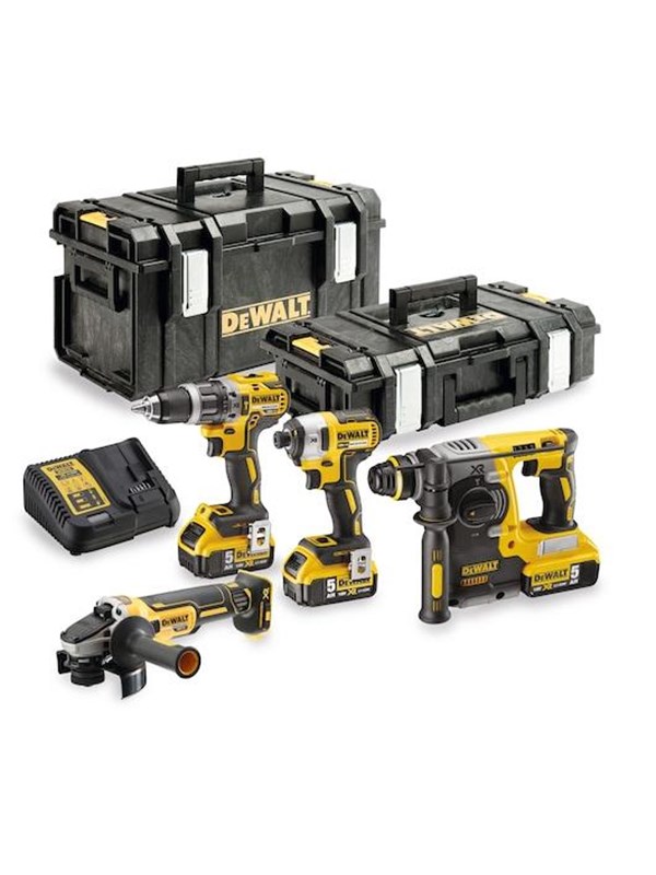 Dewalt DCK422P3-QW 18V XR Brushless 4 Piece Kit - 3 X 5Ah Vaerktoej