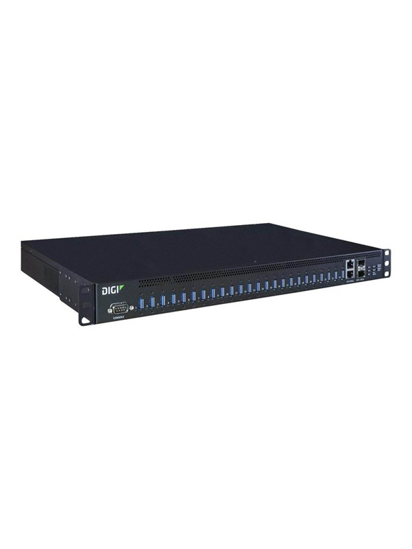Digi AnywhereUSB 24 Plus USB hub - USB 3.2 - 24 ports - Sort USB hub