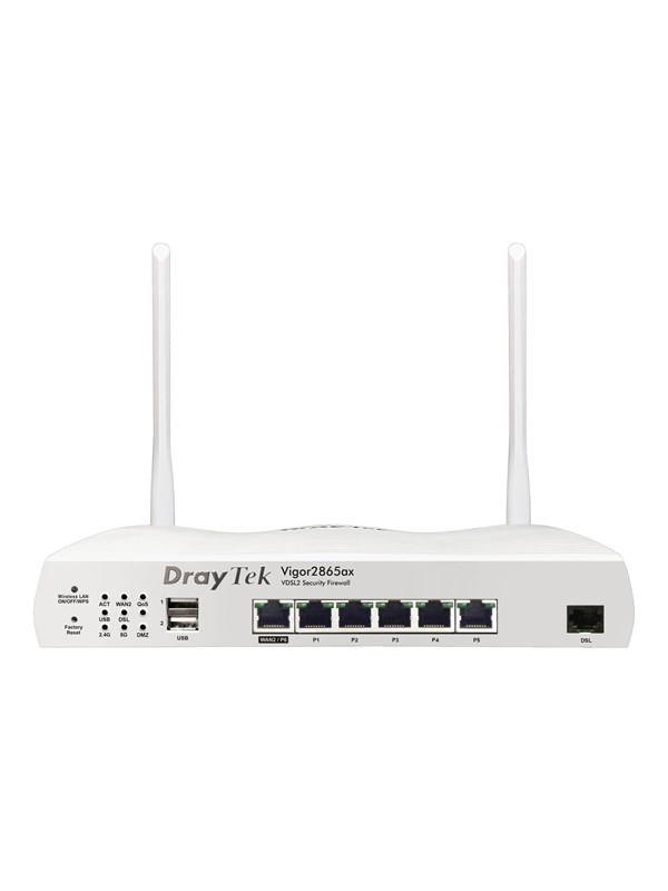 DrayTek Vigor 2865ax Homeplug / PowerLine Homeplug PowerLine