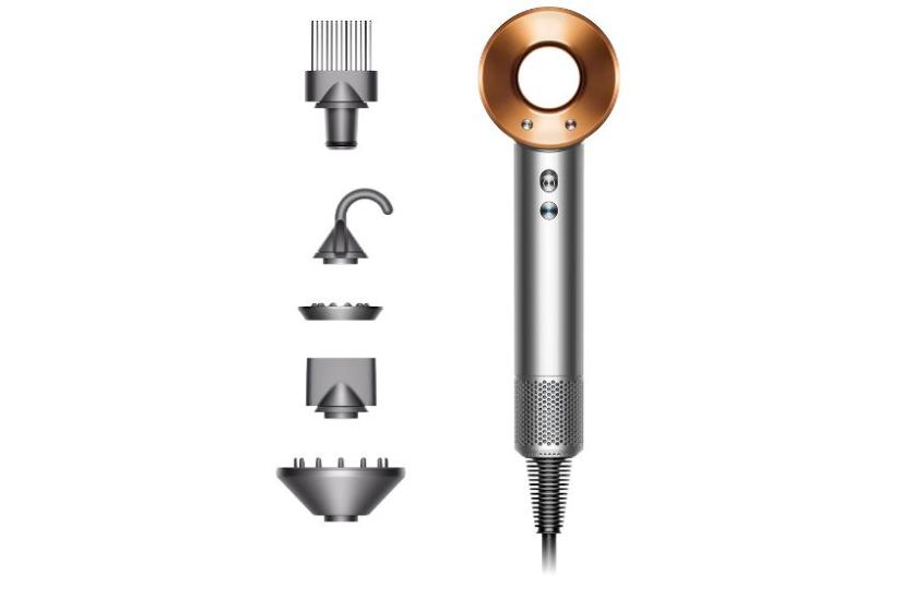 Dyson Supersonic HD07 - hårtørrer - nikkel/kobber Husholdning > Helbred og skønhed > Personlig hygiejne > Hårstyling > Hårtørrere