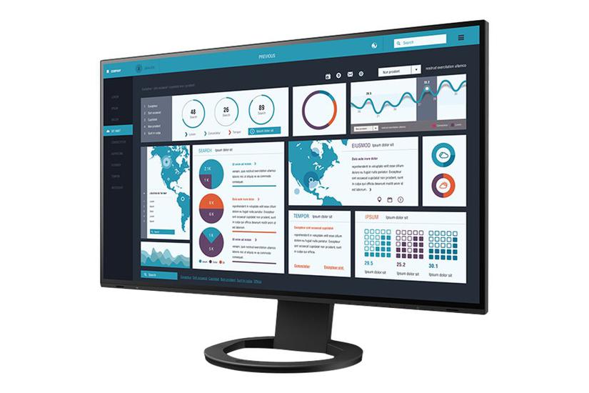 EIZO FlexScan EV2795-BK skærm - LED baglys - 27" - IPS - 5ms - 2560x1440 IT og elektronik > Hardware > Skærme > Computerskærme > EIZO skærme