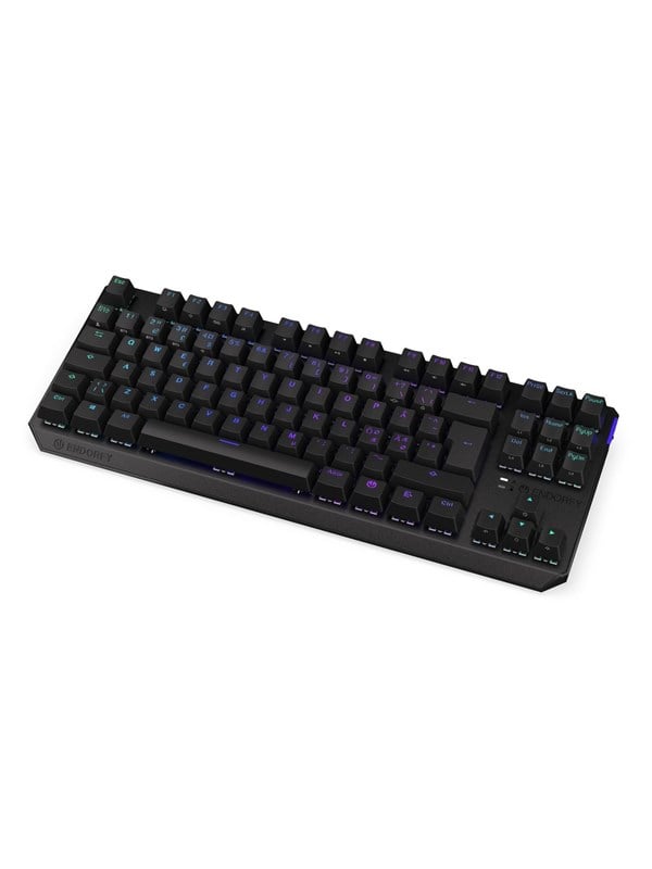 ENDORFY Thock TKL - Wireless - Kailh Box Brown - Gaming Tastatur - Uden Numpad - Nordisk - Sort Tastatur