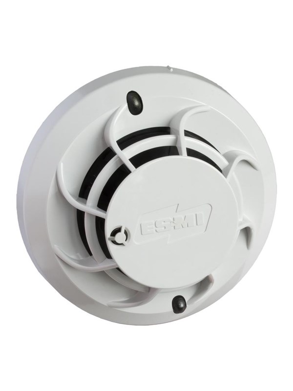 ESMI Multidetektor (optisk/termo/ir) (ap200) adresserbar u/isolator. programmerbar. sokkeltype b501/b524. anvendes med slcx sløjfekort Sikkerhed