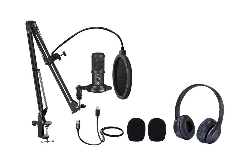 Easypix MyStudio - Podcast Kit - hovedtelefon og mikrofonsæt med mik. IT og elektronik > TV/Hi-Fi > Tilbehør til TV og Hi-Fi > Mikrofoner