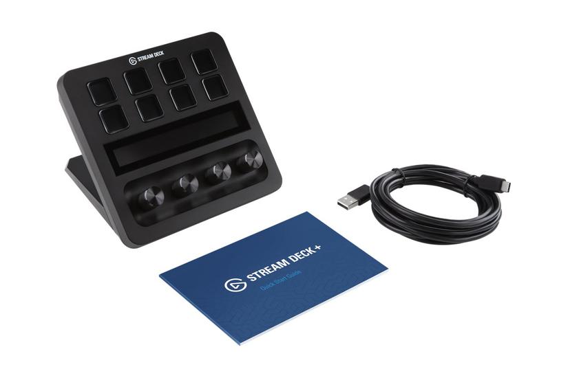Elgato Stream Deck Plus - tastatur Indgangsudstyr IT og elektronik > Hardware > Tastatur og mus > Tastaturer > Numerisk tastatur