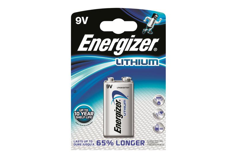 Energizer Ultimate Lithium - Batteri 9V 1200mAh IT og elektronik > Hardware > Batterier > Standard batterier