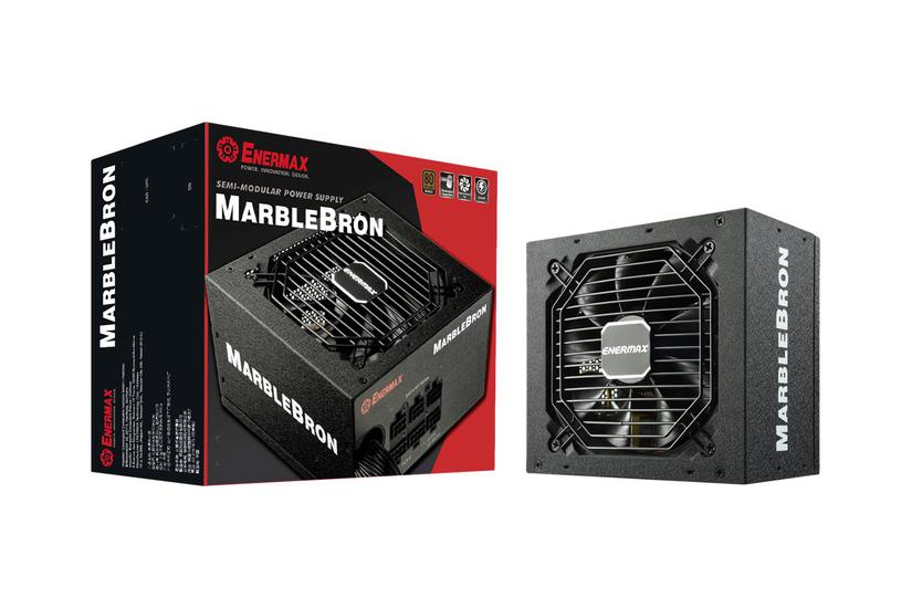 Enermax MarbleBron EMB850EWT-RGB strømforsyning - 850W 80 PLUS Bronze - ATX12V 2.4 IT og elektronik > Hardware > Strømforsyninger > ATX strømforsyninger
