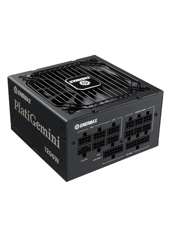 Enermax PlatiGemini Strømforsyning - 1200 Watt - 135 mm - ATX 3.1 - 80 Plus Platinum certified Stroemforsyning
