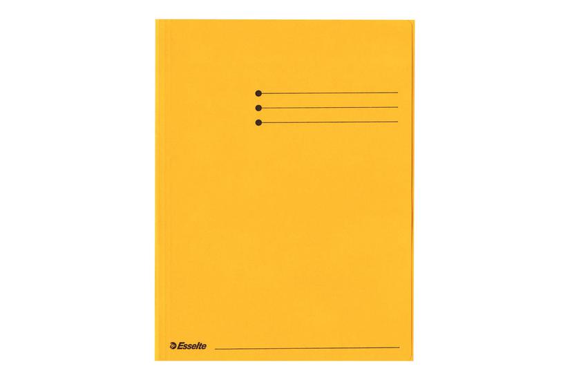 Esselte Rainbow - 3-folds mappe - for A4 - kapacitet: 250 ark - gul Kontor > Arkivering > Mapper > Elastikmapper