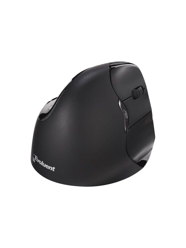 Evoluent Vertical Mouse 4 - Vertical mouse - 6 knapper - Sort Mus