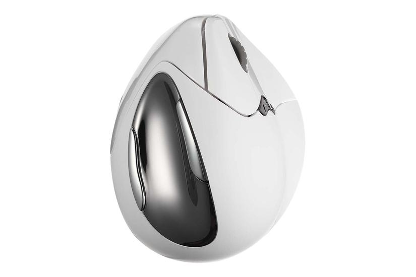 Evoluent VerticalMouse 4 Right Mac - lodret mus - Bluetooth - hvid IT og elektronik > Hardware > Tastatur og mus > Mus > Trådløse mus